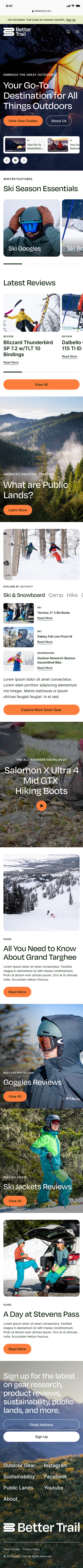 Final Design Mobile Homepage